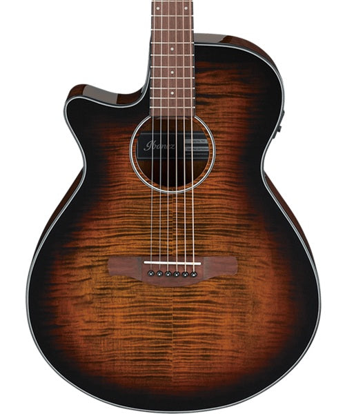 Guitarra Electroacústica Ibanez AEG70L-TIH Arce Café Transparente Sombreado Café Negro Zurda