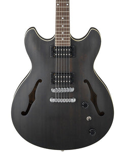 Ibanez Guitarra Eléctrica Negro Transparente Matte AS53-TKF Artcore