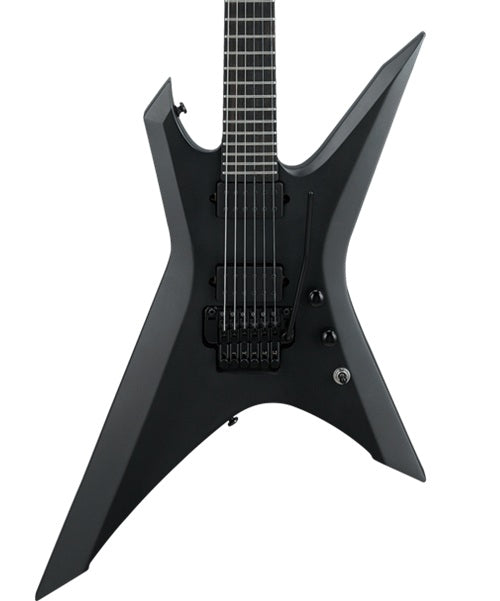 Exclusiva en Veerkamp Online Ibanez Guitarra Eléctrica Negro Mate XPTB620-BKF con Funda, Serie X Iron Label