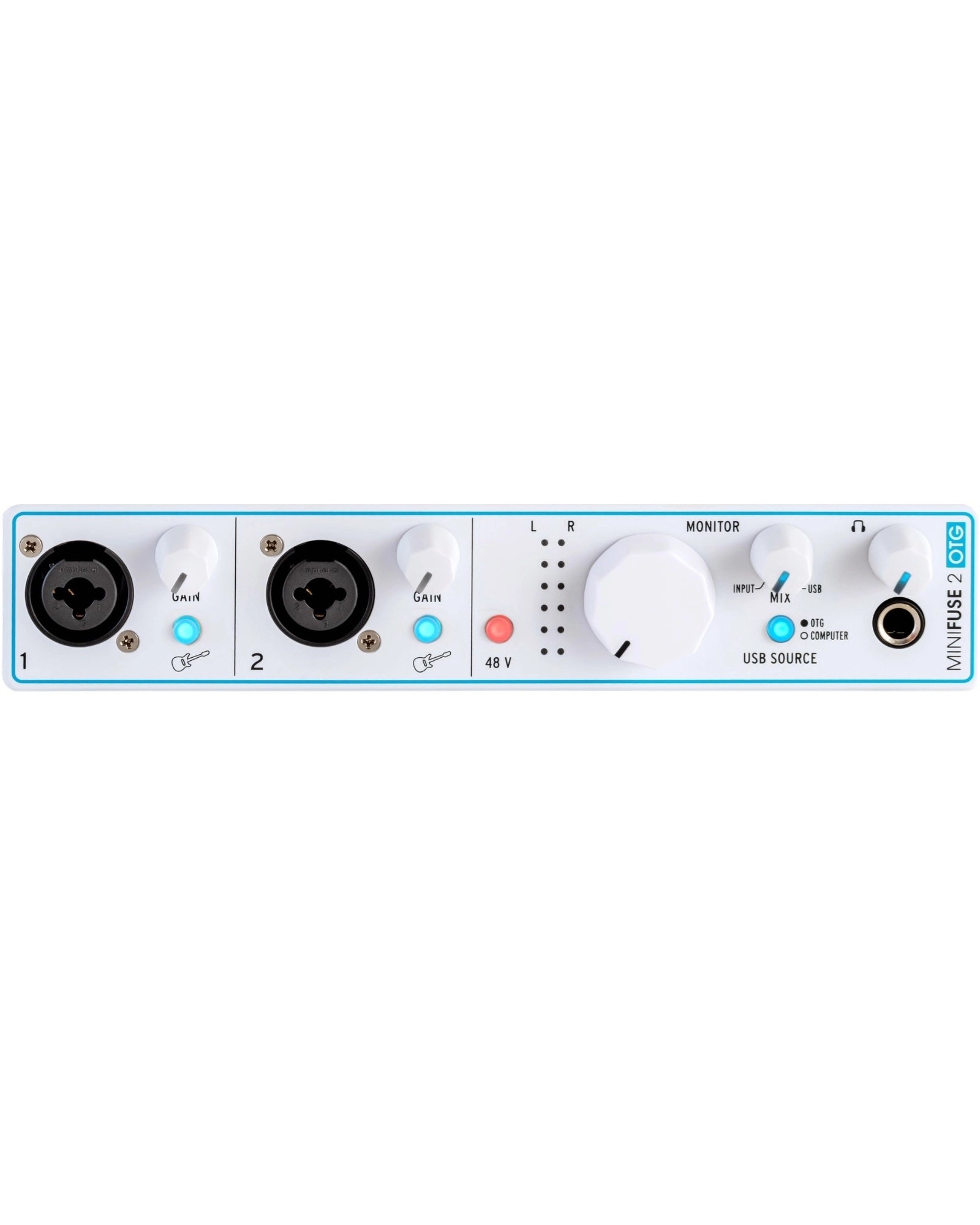 Interfaz de Audio Arturia MiniFuse 2 OTG Blanco