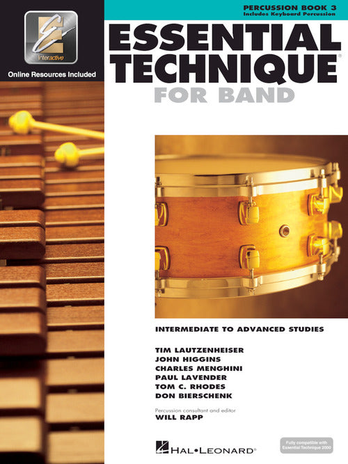 Libro de Técnica Hal Leonard 862633 Essential Technique for Band – Estudios Intermedios a Avanzados con EEi