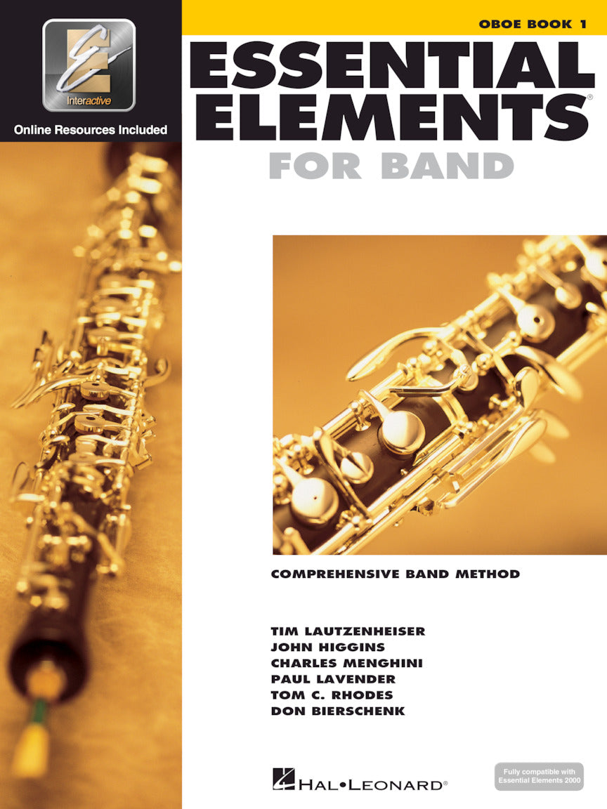 Método Essential Elements 00862567 para Banda Oboe Hal Leonard - Libro 1 con EEI