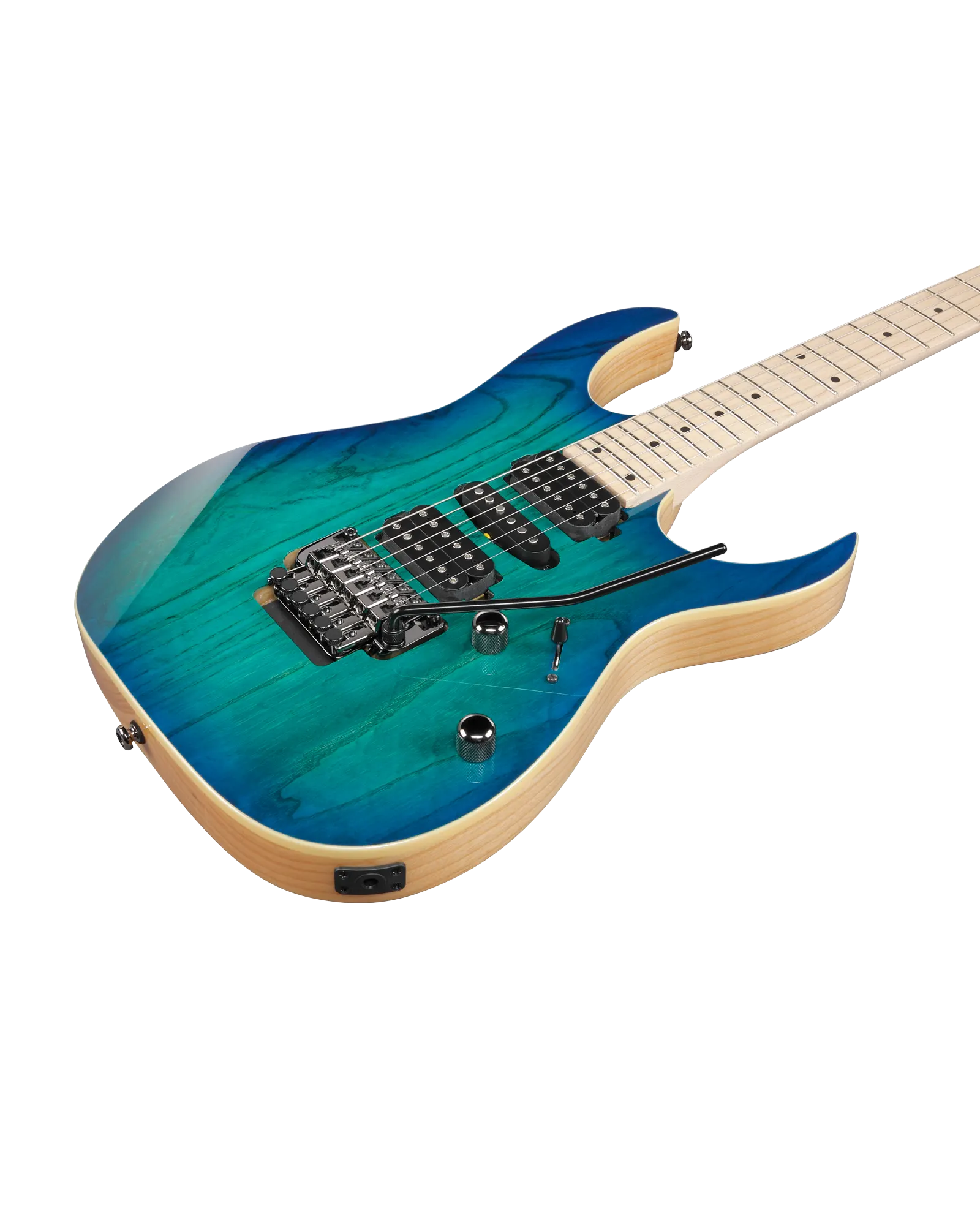 Guitarra Eléctrica Ibanez RG470AHM-BMT Verde Entintado Sombreado Azul
