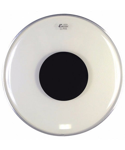 Remo Parche 22" EN-1322-CT Encore Controlled Sound Centro Negro Transparente