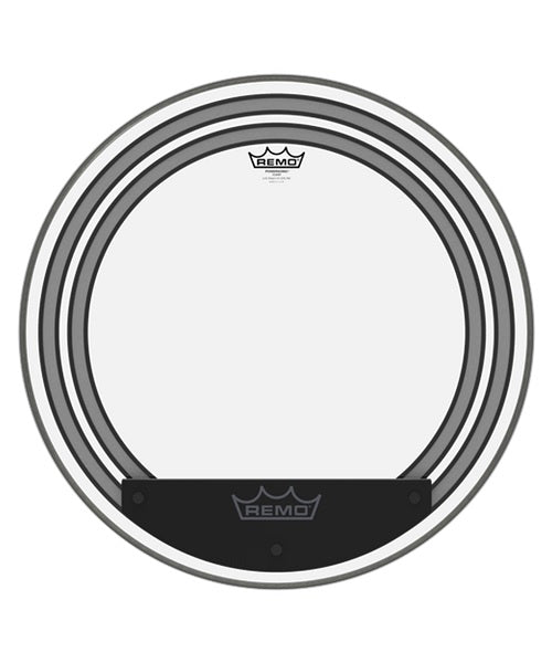 Remo Parche 22" PW-1322-00 Powersonic Transparente