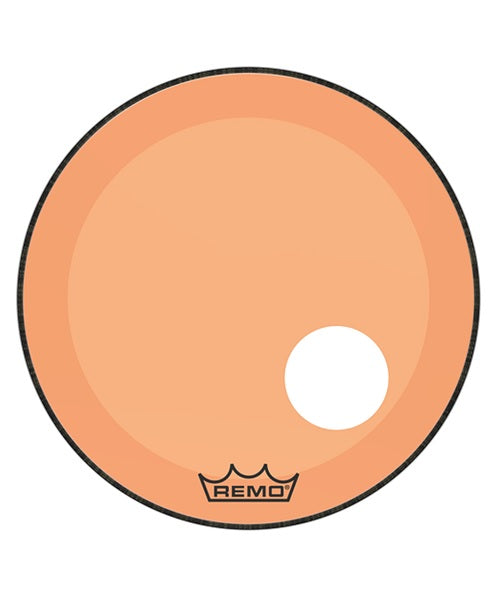 Parche Remo 22" Colortone™ Powerstroke® P3 Anaranjado con perforación