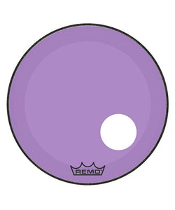 Remo Parche 22" P3-1322-CT-PUOH Powerstroke 3 Colortone con Perforación 5" Morado