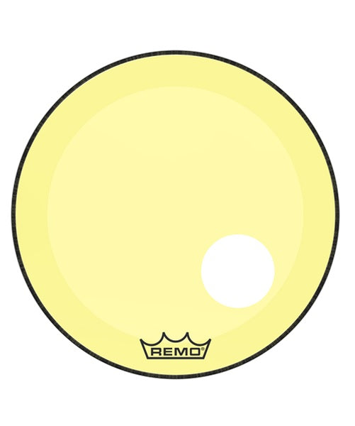 Parche Remo 22" Colortone™ Powerstroke® P3 Amarillo con perforación