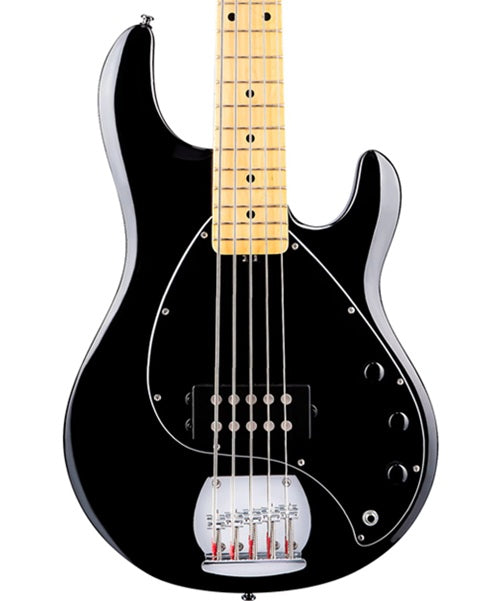 Sterling S.U.B. Series Bajo Eléctrico 5 Cuerdas Negro Brillante ST-RAY5-BK-M1, StingRay 5