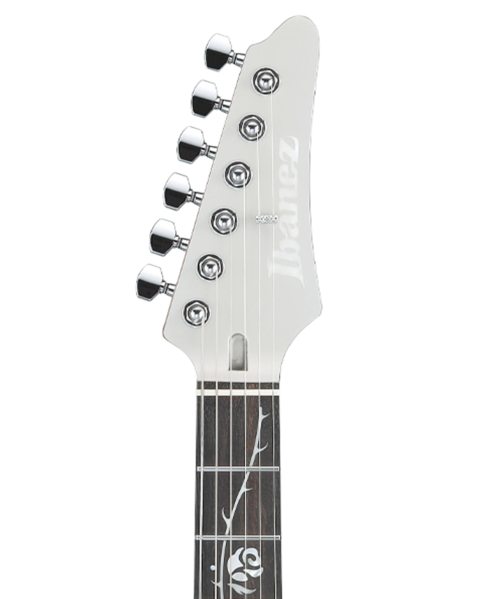 Guitarra Eléctrica Ibanez Signature Tim Henson TOD10 Plata Brillante con Funda