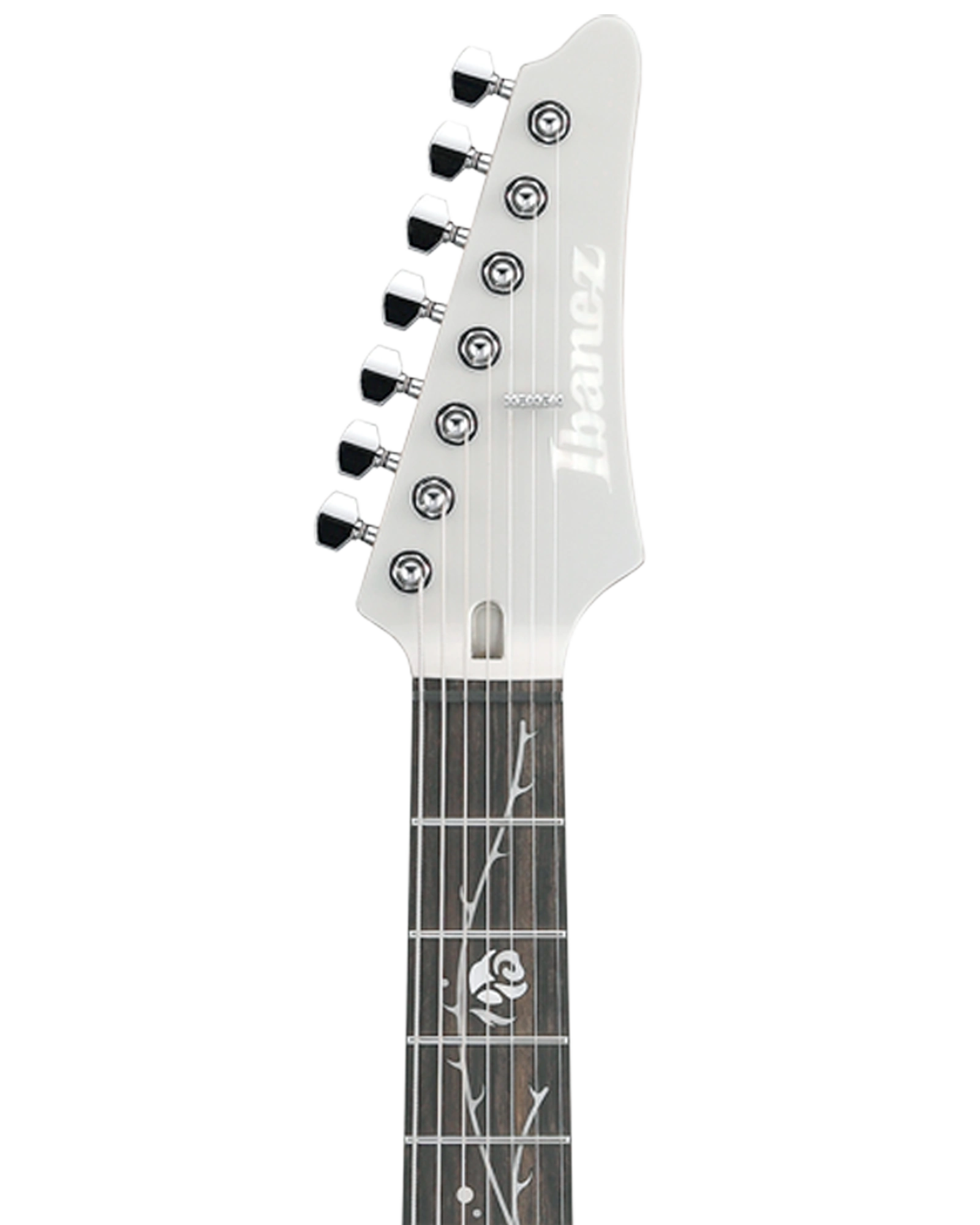 Guitarra Eléctrica Ibanez Signature Tim Henson TOD70 Plata Brillante con Funda de 7 Cuerdas