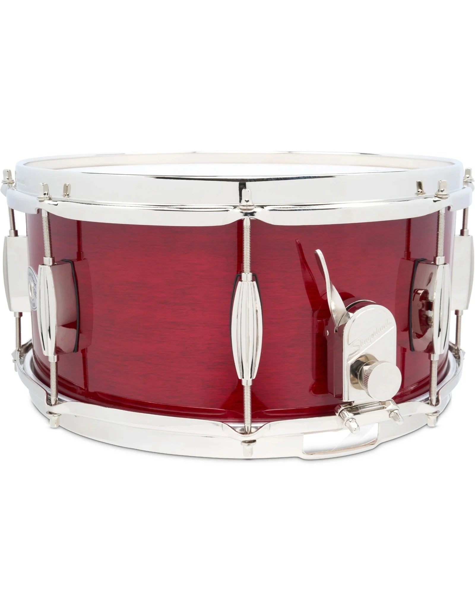 Tarola Slingerland SDSK6514SSKRCR Studio King 6.5"x14" Rojo Transparente, Arce