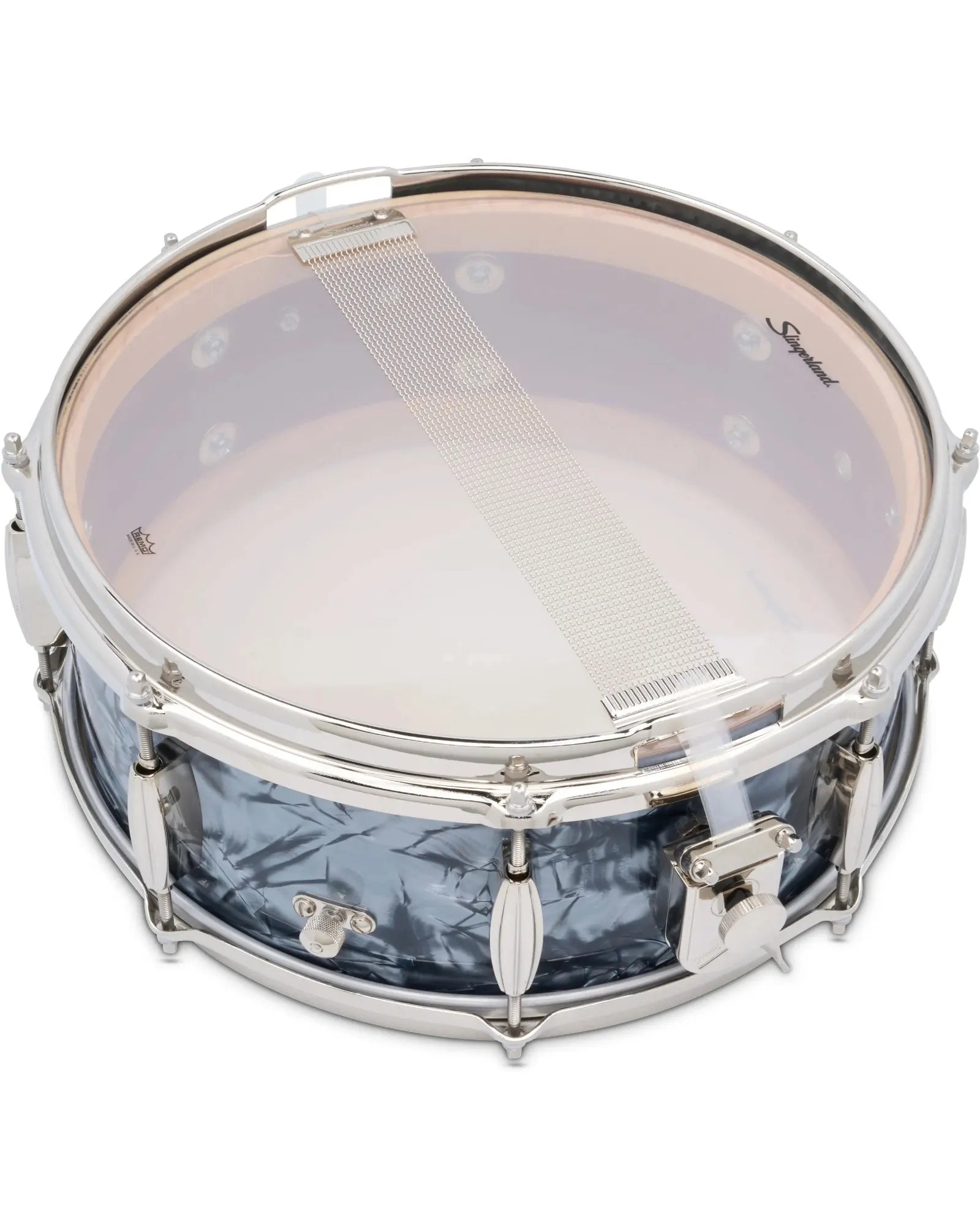 Tarola Slingerland SLFP5514SSK069 Radio King 5.5"x14" Negro Aperlado, Caoba