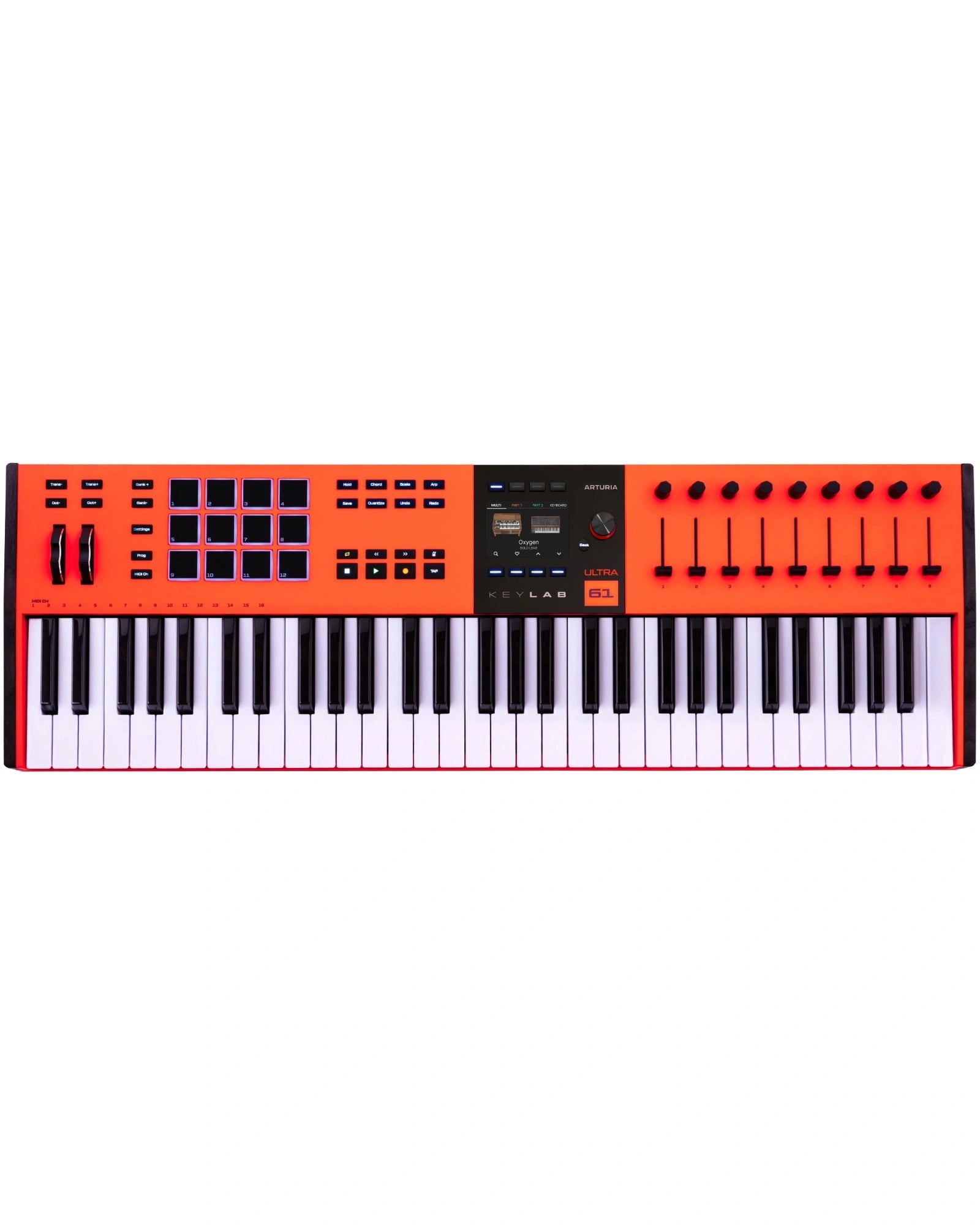 Teclado Controlador Arturia KeyLab 61 mk3 Ultra Edition Anaranjado