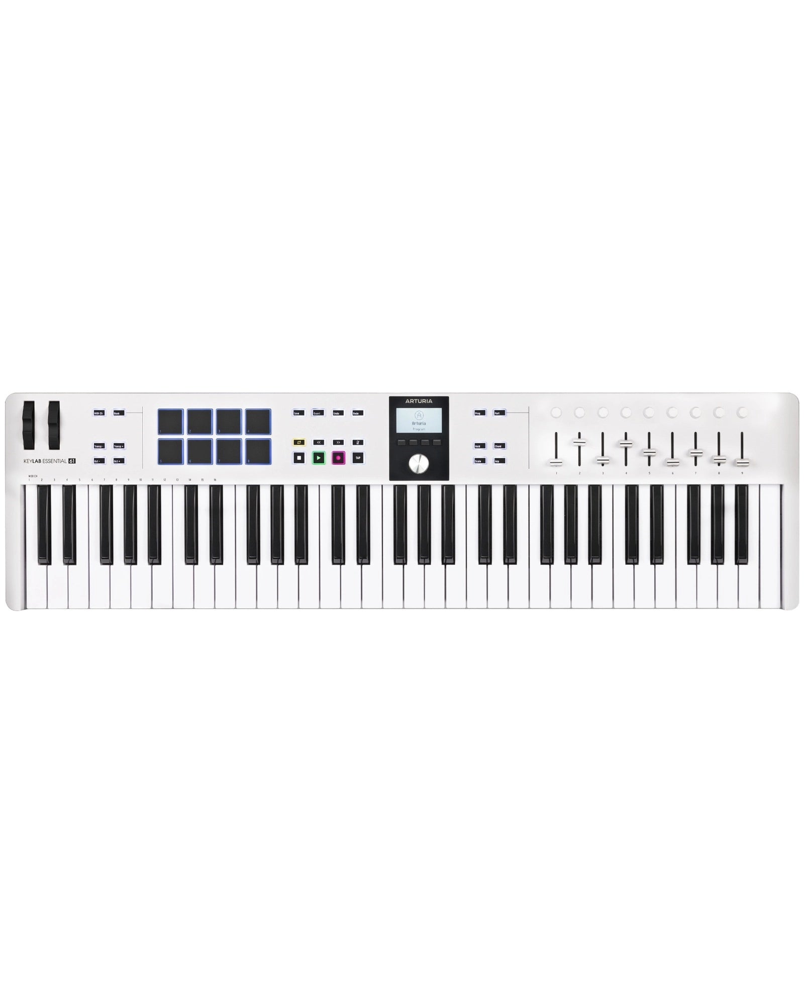 Teclado Controlador Arturia KeyLab Essential 61 mk3 Blanco