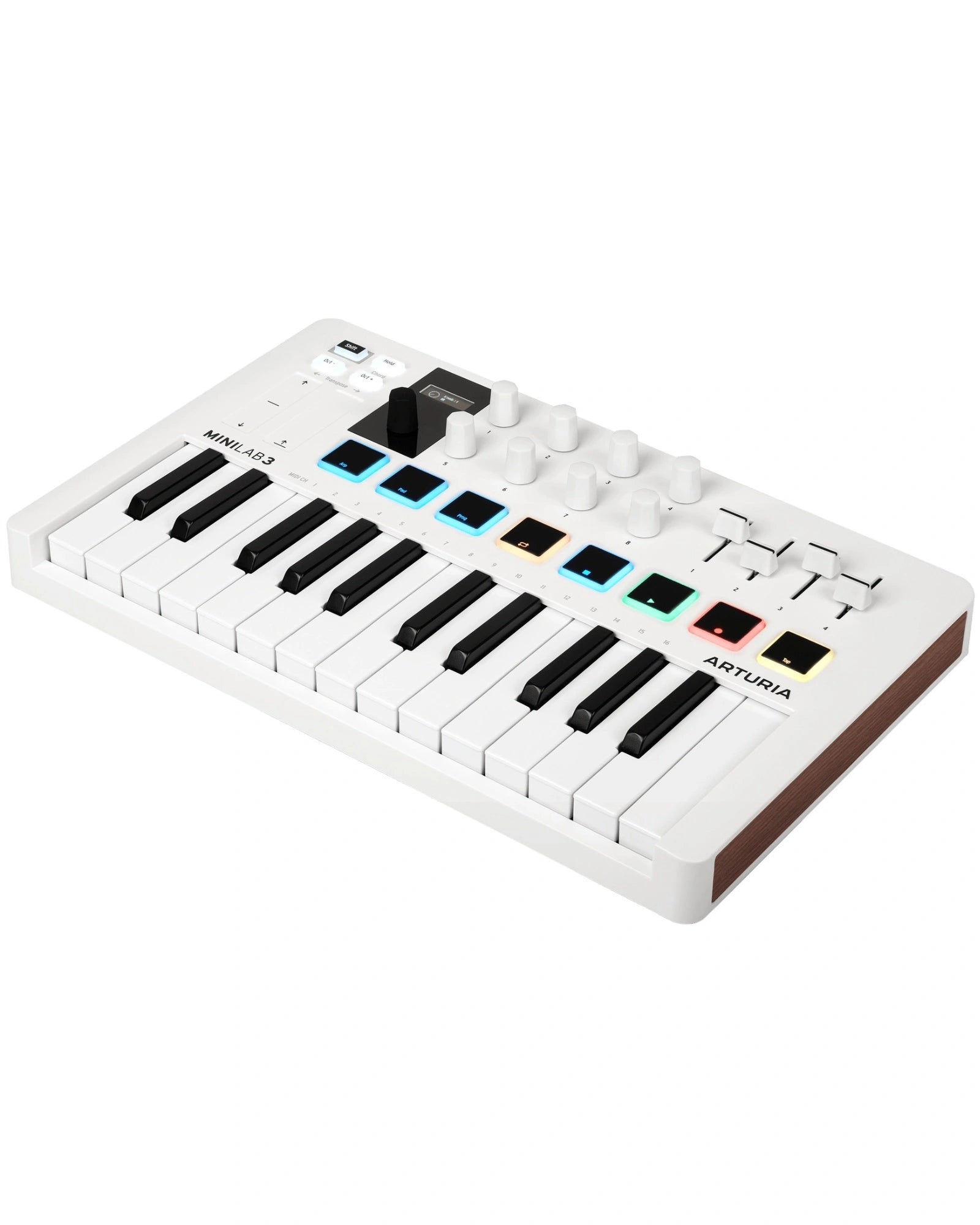 Teclado Controlador Arturia MiniLab 3 Blanco