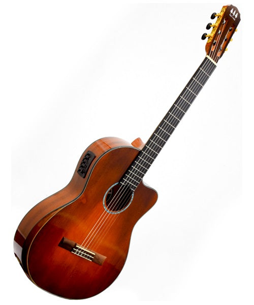 Guitarra Electroacústica Tres Pinos TPCE-0700 BR - Café Transparente
