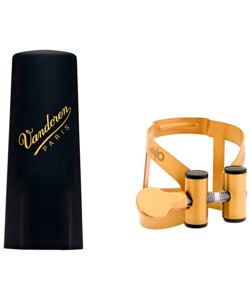 Abrazadera Vandoren M/O LC59DP para Saxofón Barítono-Oro Envejecido