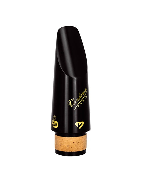 Vandoren Boquilla CM1405HD para Clarinete Si Bemol, BD5 HD ''Black Diamond - Serie 13''