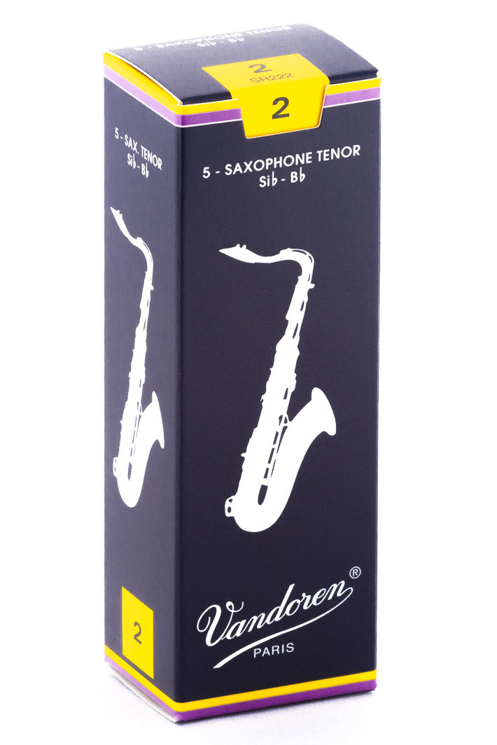 Caña Vandoren Tradicional para Saxofón Tenor 2-Caja de 5 piezas