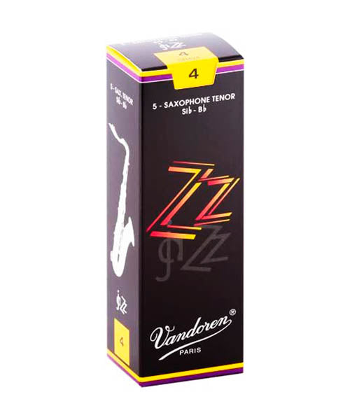 Caña Vandoren "ZZ" SR424(5) para Saxofón Tenor 4-Caja de 5 Piezas