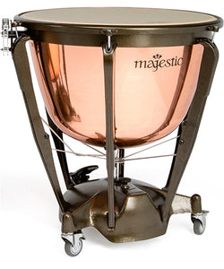 "¿Te interesa uno? Pídelo al correo pedidosonline@veerkamp.com" Majestic Timbal 29" Cobre Pulido Con Afinador, Funda Y Baquetón MP2900A Symphonic
