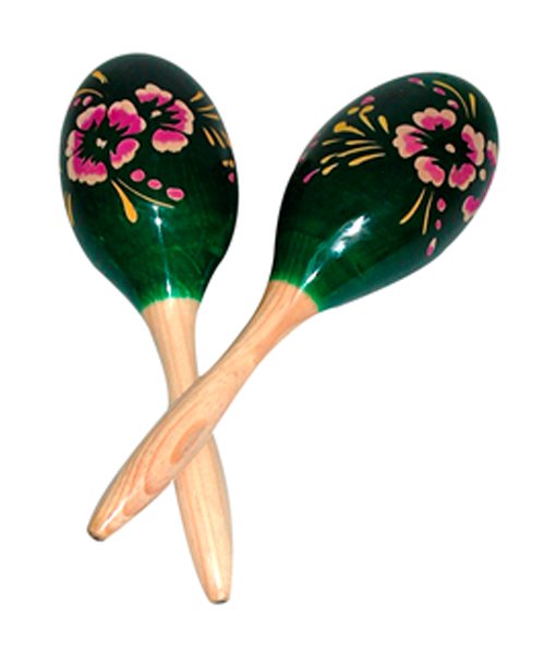 El Cometa Maracas Ovales 29V Grandes Verde