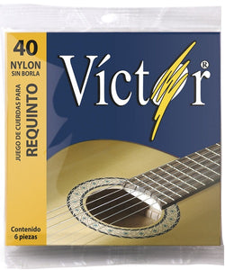 Víctor Encordadura para Requinto VCRE-40 Nylon sin Borla