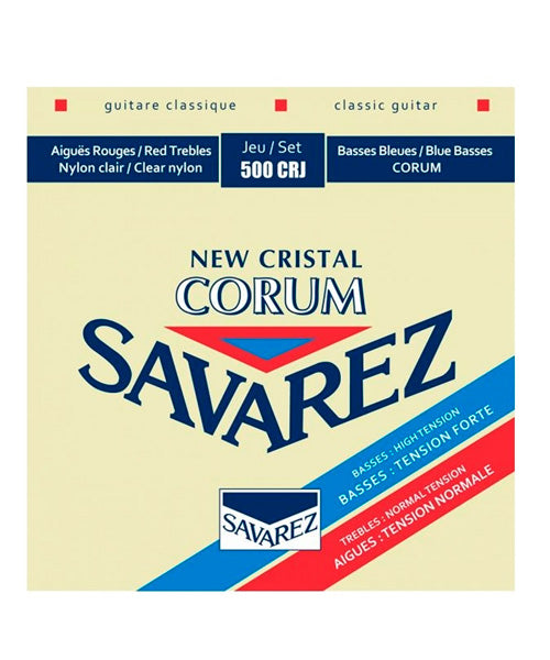 Savarez Encordadura Para Guitarra Clásica (Tensión Mixta) 500CRJ New Cristal Corum