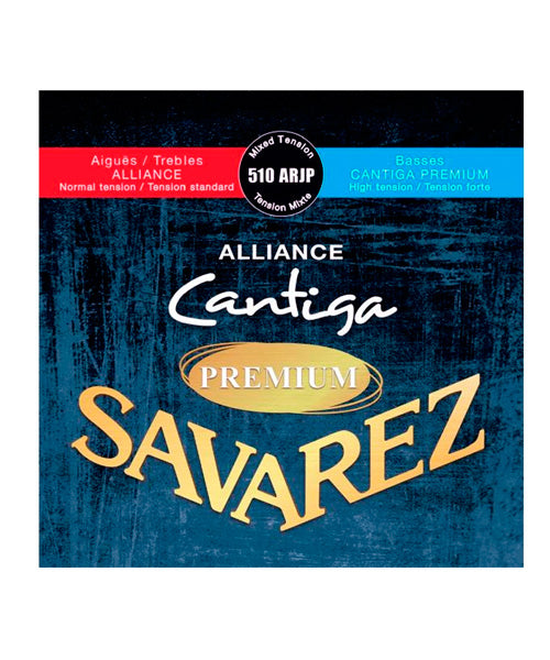 Savarez Encordadura Para Guitarra Clásica (Tensión Mixta) 510ARJP Alliance Cantiga Premium