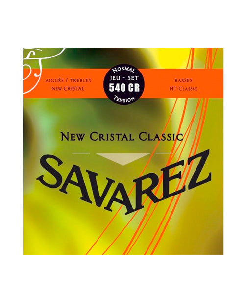 Savarez Encordadura Para Guitarra (Tensión Normal) 540CR New Cristal