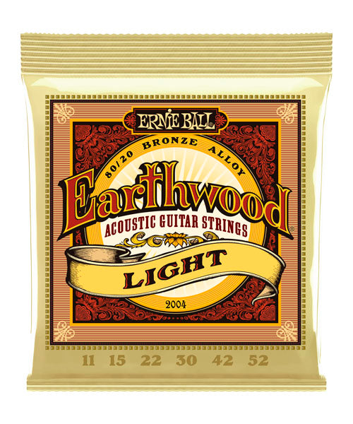 Ernie Ball Encordadura Guitarra Acústica 2004 Earthwood Light 80/20