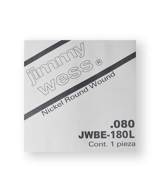 Jimmy Wess Cuerda 180L para Bajo Eléctrico, 3A, Calibre 0.080, Long Scale (1 pza)