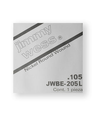 Jimmy Wess Cuerda 205L para Bajo Eléctrico, 4A, Calibre 0.105, Long Scale (1 pza)