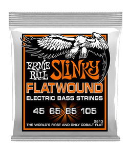 Ernie Ball Encordadura "Hybrid Slinky Flatwound" 2813, Bajo Eléctrico 45-105