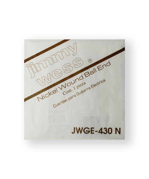 Jimmy Wess Cuerda 430N(12) para Guitarra Eléctrica, Calibre 0.030, Nickel (12 pzas)