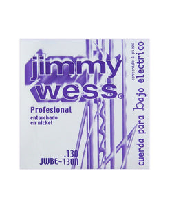 Jimmy Wess Pro Cuerda WNB130 para Bajo Eléctrico, Calibre 0.130, Nickel (1 pza)