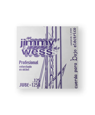 Jimmy Wess Pro Cuerda WNB125 para Bajo Eléctrico, Calibre 0.125, Nickel (1 pza)