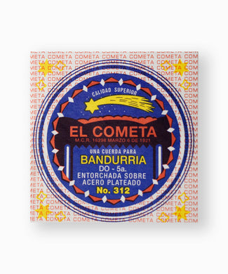 El Cometa Cuerda 312(12) para Bandurria, 5A, Entorchado Cobre