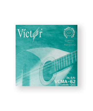 Víctor Cuerda 62(10) para Mandolina, 2A, Acero Inoxidable