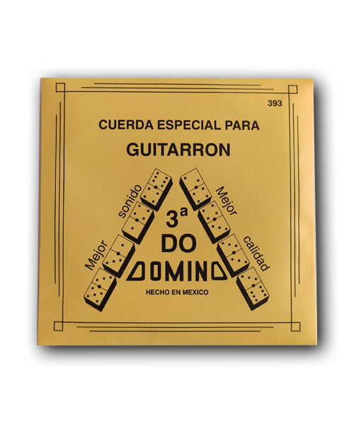 Domino Cuerda 393(12) para Guitarrón, 3A Nylon Delgado