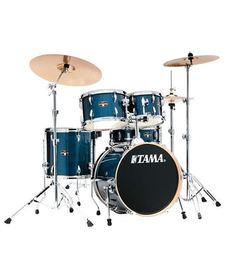Tama Batería 5 piezas Azul Metálico con Atriles y Asiento IE58H6W-HLB Imperialstar