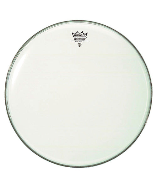 Remo Parche 28" BR-1228-00 Ambassador Smooth White