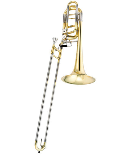 Jupiter Trombón Bajo de Vara Si Bemol/Fa/Sol Bemol/Re Laqueado con Estuche JTB1180