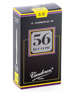Vandoren Cañas "56 Rue Lepic" para Clarinete Si Bemol 3 1/2 CR5035(10) Caja con 10 Pzas