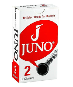 Vandoren Cañas "Juno" para Clarinete Si Bemol 2, JCR012(10), Caja con 10 Pzas