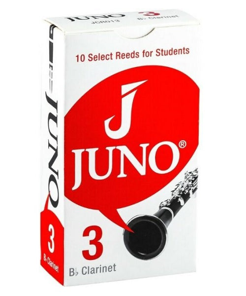 Vandoren Cañas "Juno" para Clarinete Si Bemol 3, JCR013(10), Caja con 10 Pzas