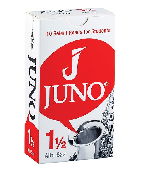 Vandoren Cañas "Juno" para Saxofón Alto 1 1/2, JSR6115(10), Caja con 10 Pzas