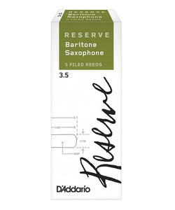 D'addario Cañas Reserve Para Saxofón Baritono 3 1/2, DLR0535(5), Caja Con 5 Pzas