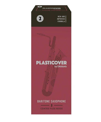 D'Addario Woodwinds (Rico) Cañas Plasticover para Saxofón Barítono 2, RRP05BSX200(5), Caja con 5 Pzas